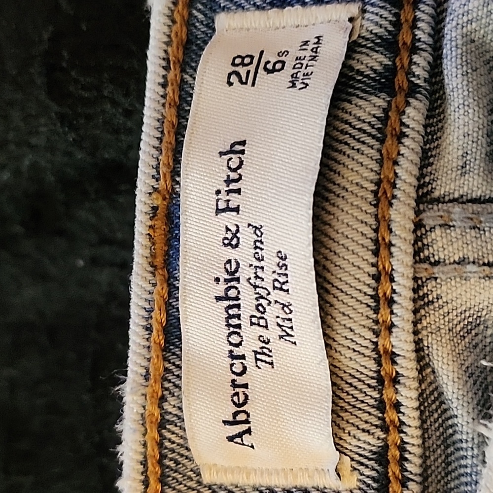 The Boyfriend Mid Rise Distressed Jeans - Picture 3 of 13